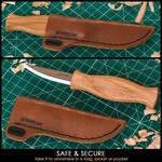 BeaverCraft C4S Whittling Messer mit Lederscheide