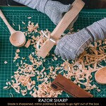 BeaverCraft C4S Whittling Houtsnijmes Met Leren Schede
