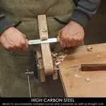 BeaverCraft DK2S Ziehmesser mit Lederscheide