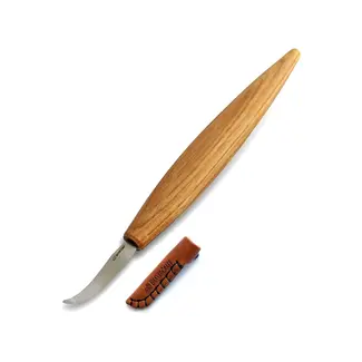 Beavercraft BeaverCraft SK4S Open Curve Löffelmesser mit Scheide Rechts