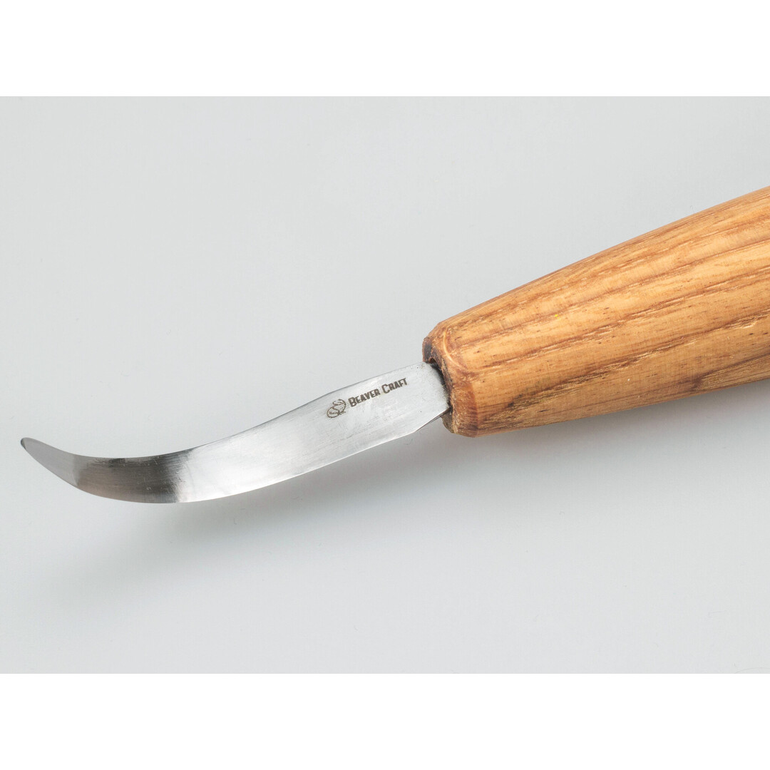 BeaverCraft SK4S Open Curve Lepelmes Met Schede Links