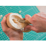 BeaverCraft SK4S Open Curve Spoon Cutter With Sheath left-handed