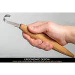 BeaverCraft SK5R Eiche Deep Cut Löffelmesser rechtshändig Mit Scheide