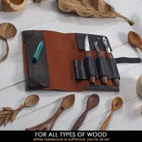 BeaverCraft S14X Premium Walnut Spoon Wood Carving Set