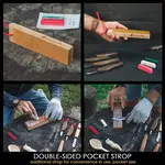 BeaverCraft S50X Deluxe 11-teiliges Holzschnitzset in Ledertasche