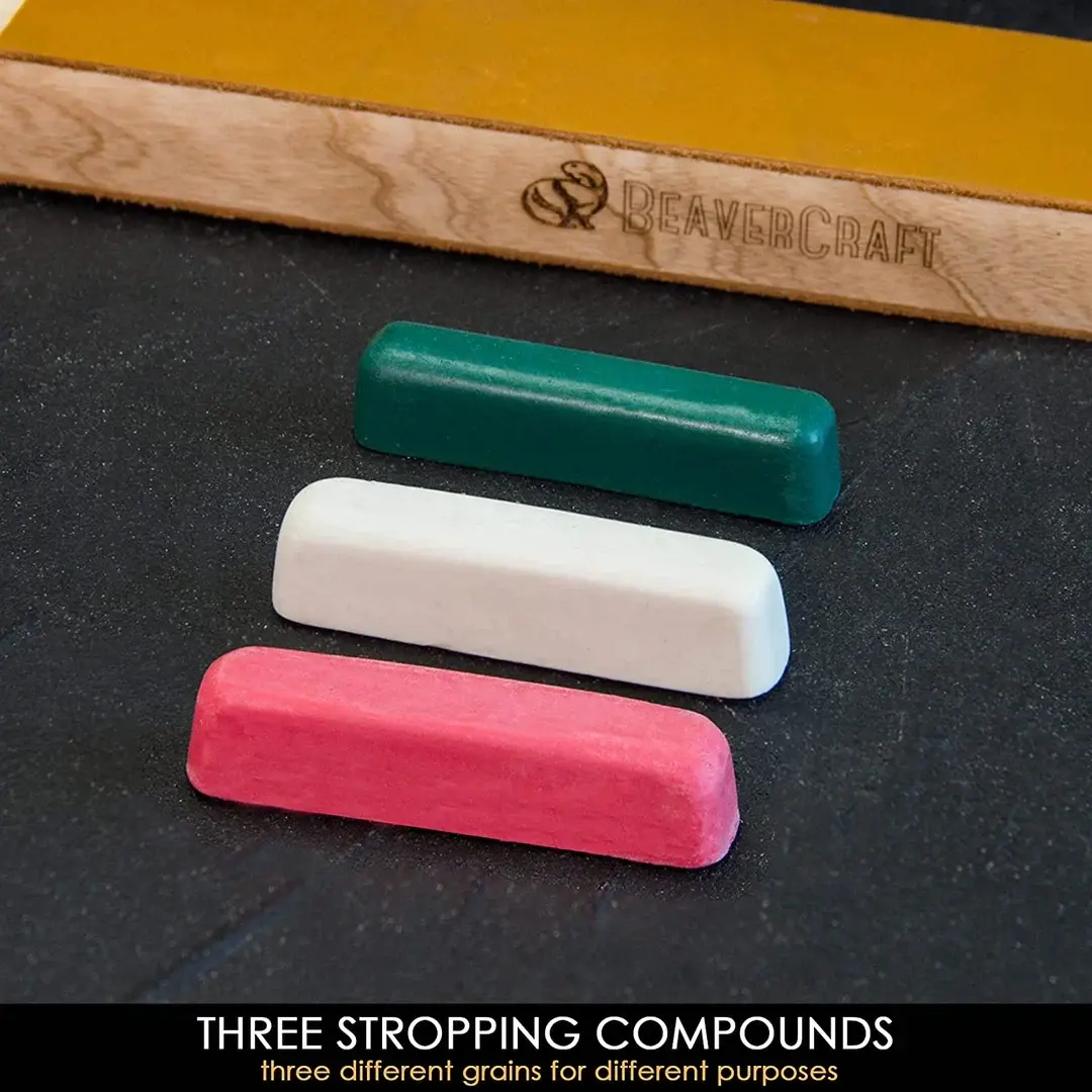 BeaverCraft S50X Deluxe 11-teiliges Holzschnitzset in Ledertasche