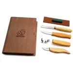 BeaverCraft S43 Löffel- und Kuksa-Schnitzset im Holzbuch