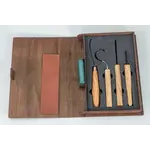BeaverCraft S43 Spoon and Kuksa Carving Set in wooden storage book