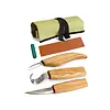 BeaverCraft S13 Spoon Woodcarving Set of 3 Knives in Pouch