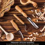 BeaverCraft S14 Spoon Carving Set With Gouge