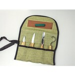 BeaverCraft S43 Löffel und Kuksa Holzschnitzset in Etui aus Segeltuch