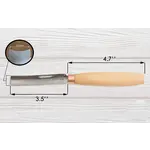 BeaverCraft K6L/15 Kompakte lang gebogene Hohlbeitel (Sweep #6)