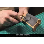 BeaverCraft LS5P1 Dubbelzijdige Leren Paddle Strop Voor Lepelmessen