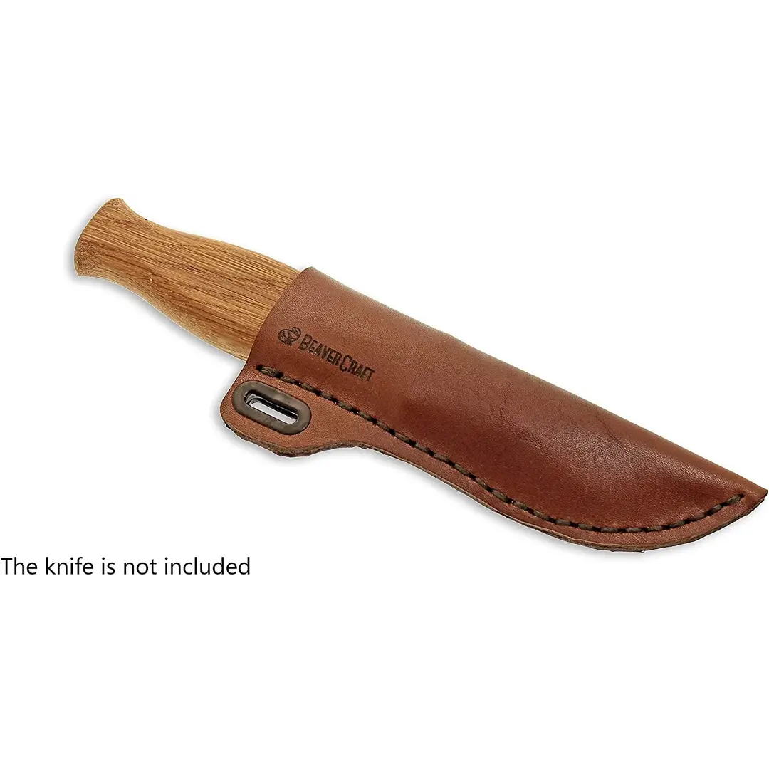 BeaverCraft SH1 Leren Schede Voor Snijmes