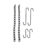 BAREBONES COWBOY COOKING S-HOOK SET-2ST