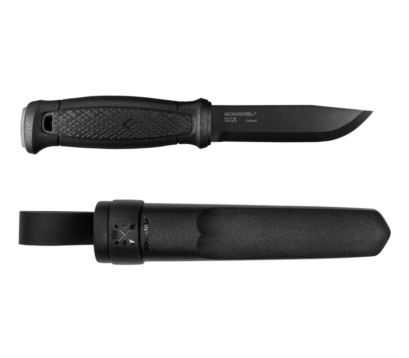 Mora Garberg Black Carbon Bushcraftmesser mit Kunststoffscheide