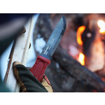 Mora Garberg Dala Red Black Carbon Bushcraftmesser mit Kunststoffscheide