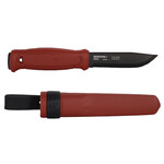 Mora Garberg Dala Red Black Carbon Bushcraftmesser mit Kunststoffscheide