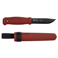 Mora Garberg Dala Red Black Carbon Bushcraftmesser mit Kunststoffscheide