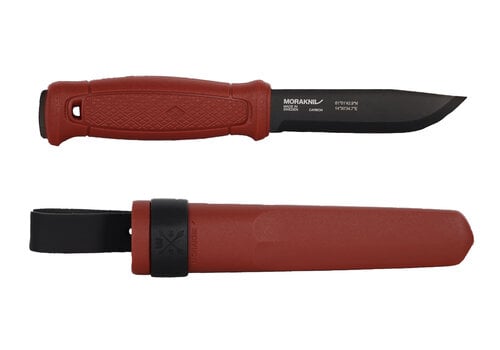 Mora of Sweden Mora Garberg Dala Red Black Carbon Bushcraftmesser mit Kunststoffscheide