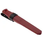 Mora Garberg Dala Red Black Carbon Bushcraftmesser mit Kunststoffscheide