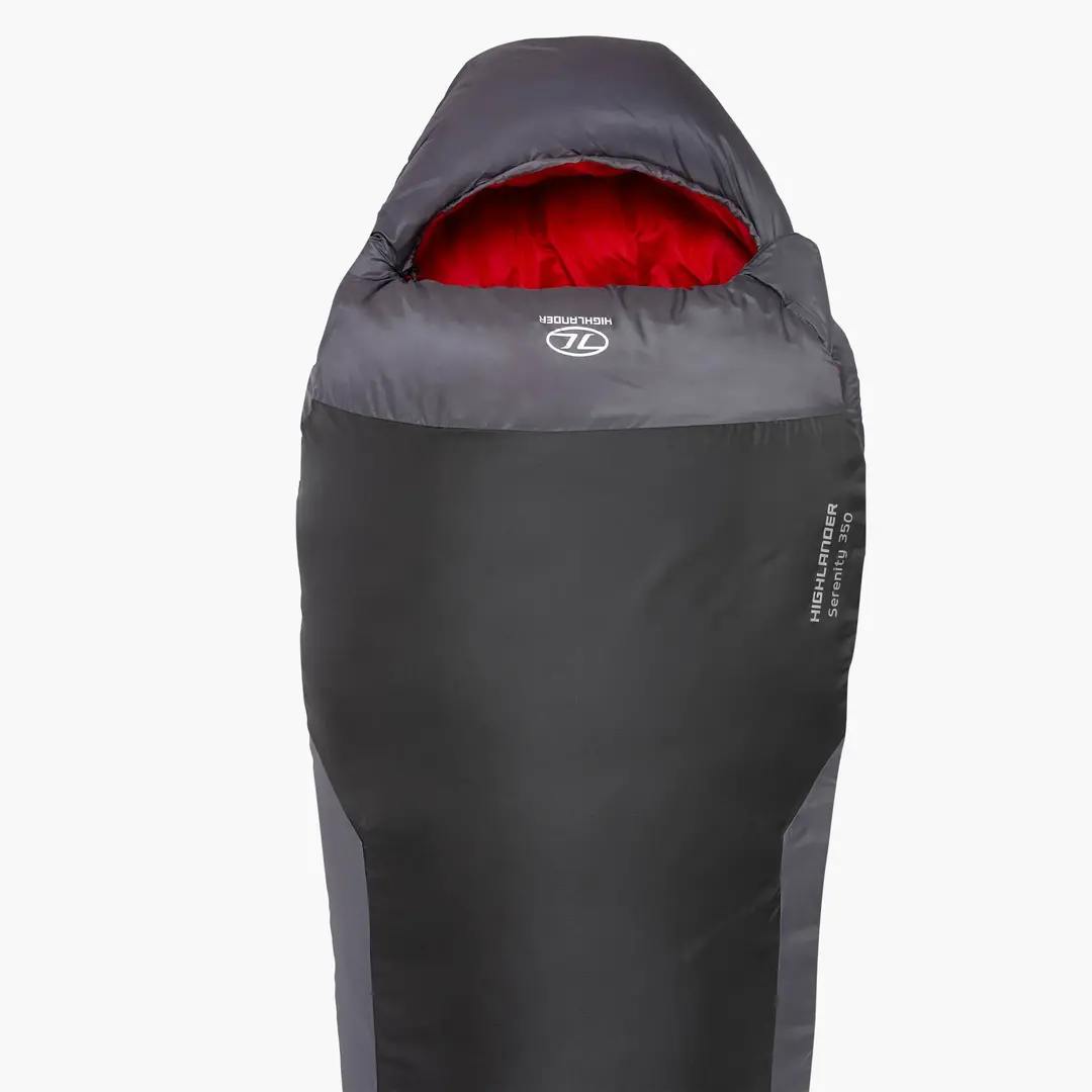 Highlander Serenity 350 Sleeping Bag Charcoal