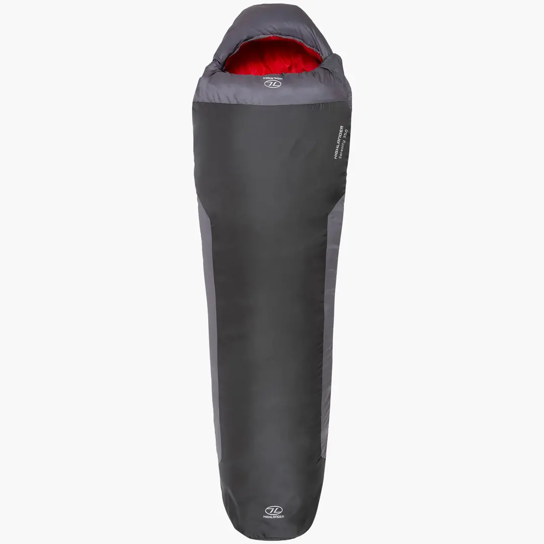 Highlander Serenity 350 Sleeping Bag Charcoal