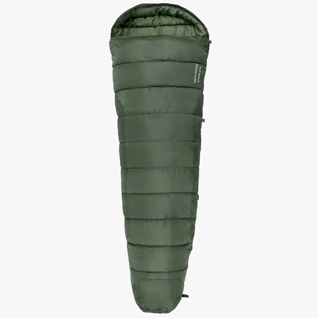 Highlander Phoenix Spark 150 Mummy sleeping bag Olive Green