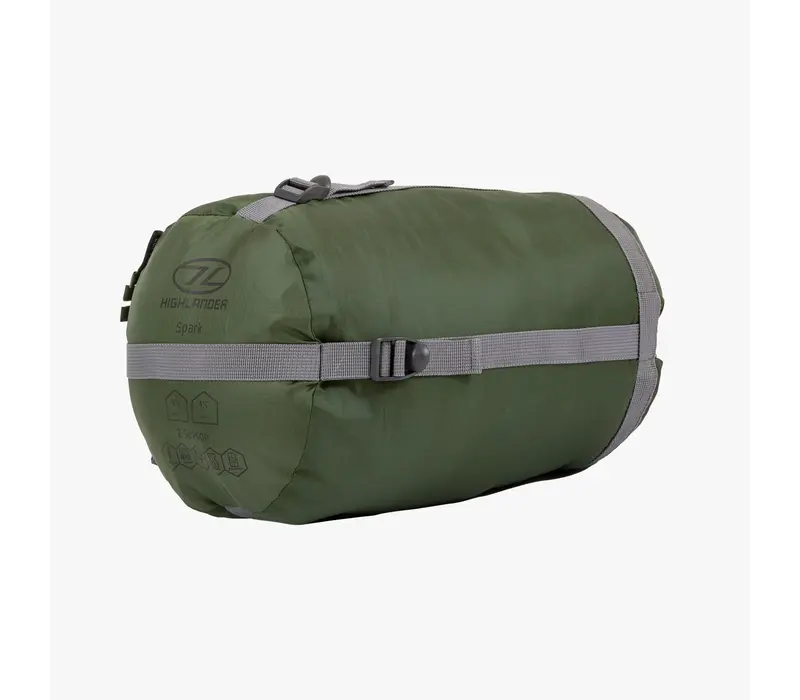 Highlander Phoenix Spark 150 Mumienschlafsack Olive Green