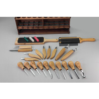 Beavercraft S57 Large houtsnijset (20 tools + accessoires)