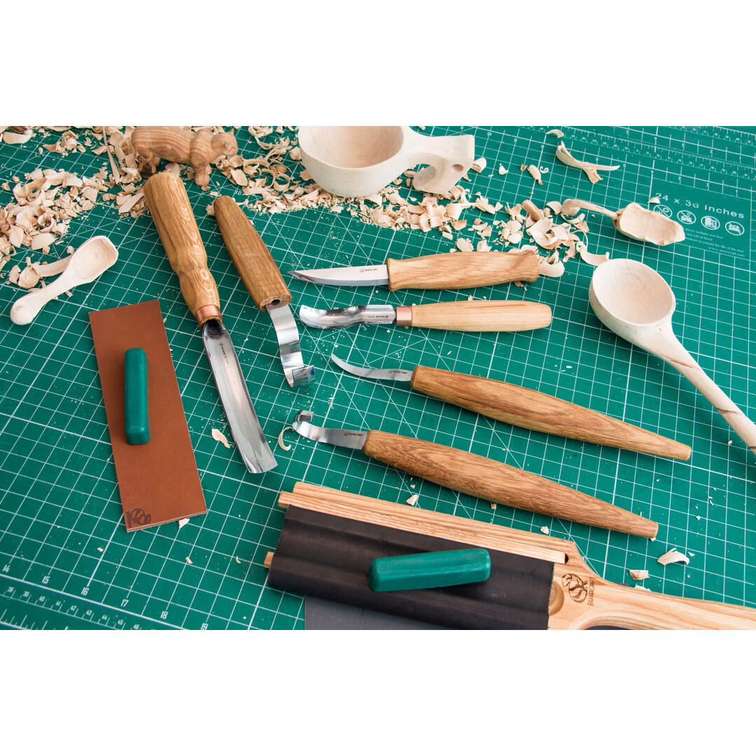 BeaverCraft S54 Holzschnitzset für Löffel / kuksa schnitzen