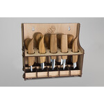 Beavercraft S52 Wood Carving Tool Set of 10 Knives and Chisels with Storage System