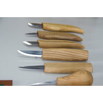 Beavercraft S52 Wood Carving Tool Set of 10 Knives and Chisels with Storage System