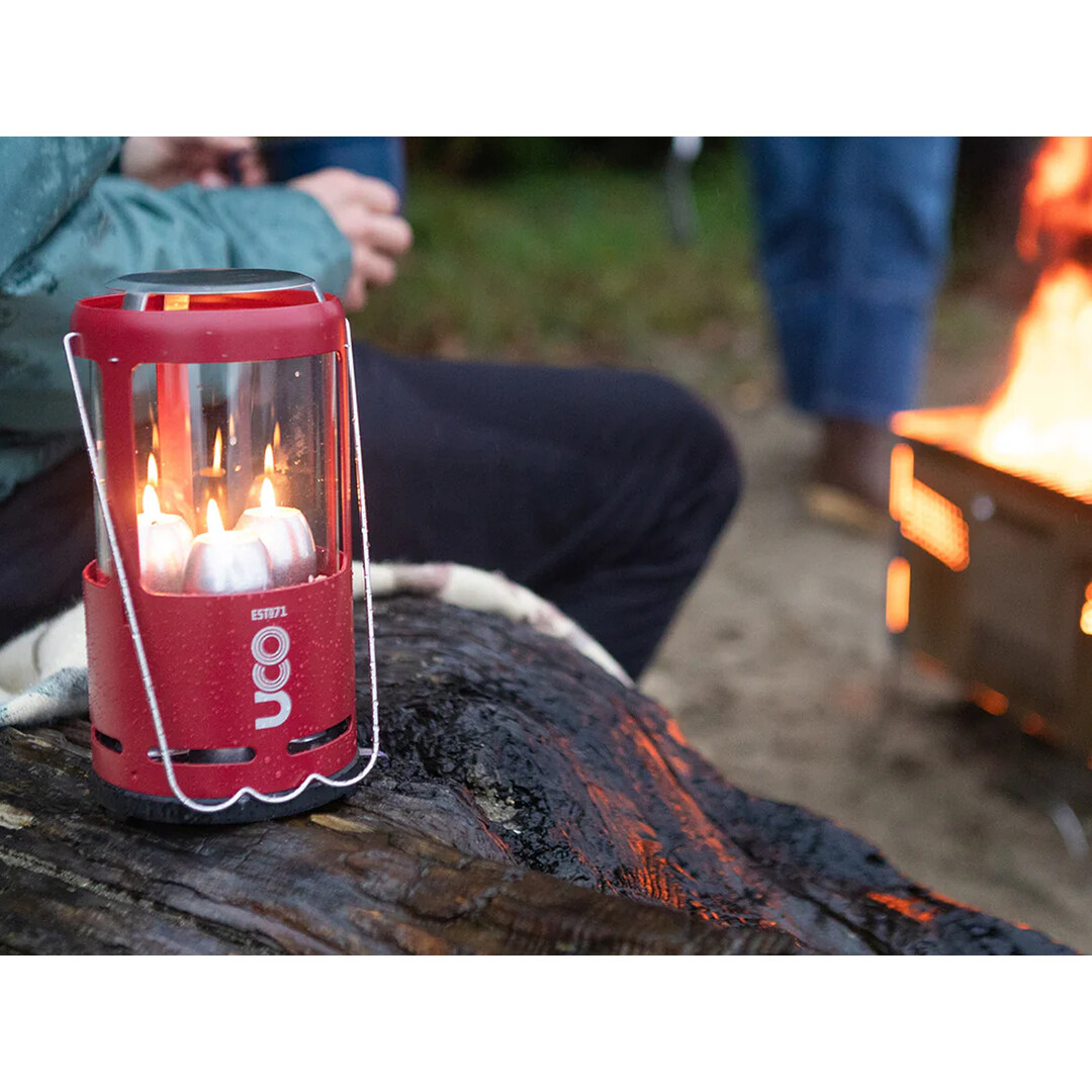 Uco Candlelier Burgundy Red