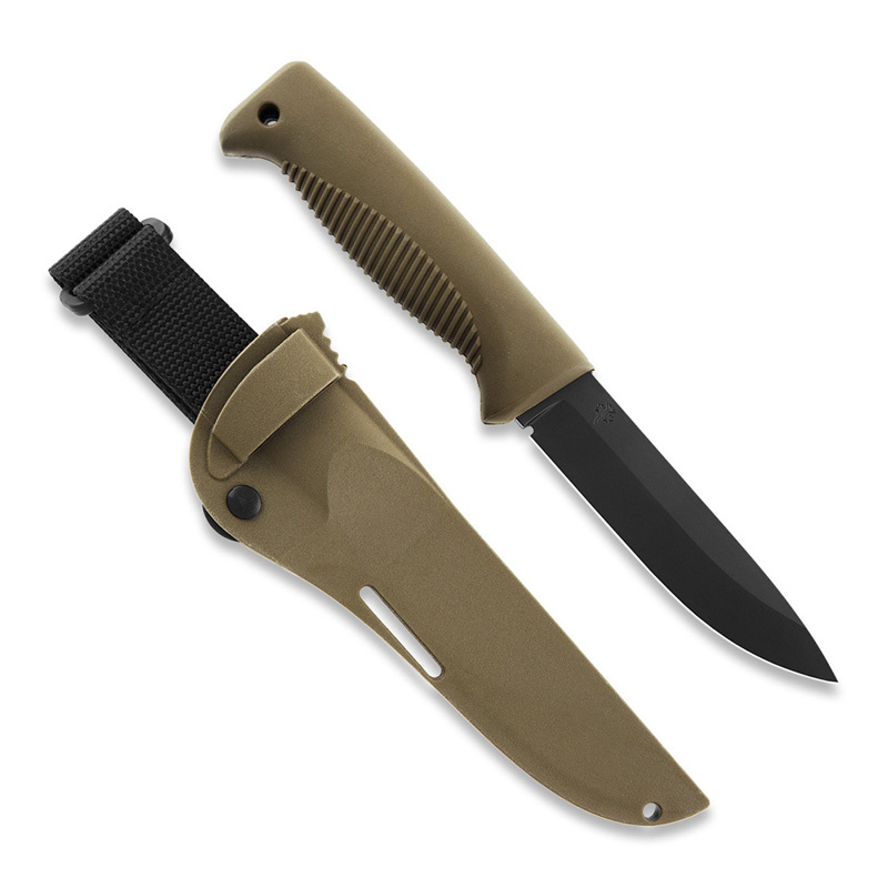Peltonen Peltonen Knives M07 Ranger Puukko mes Coyote met Kunststof schede