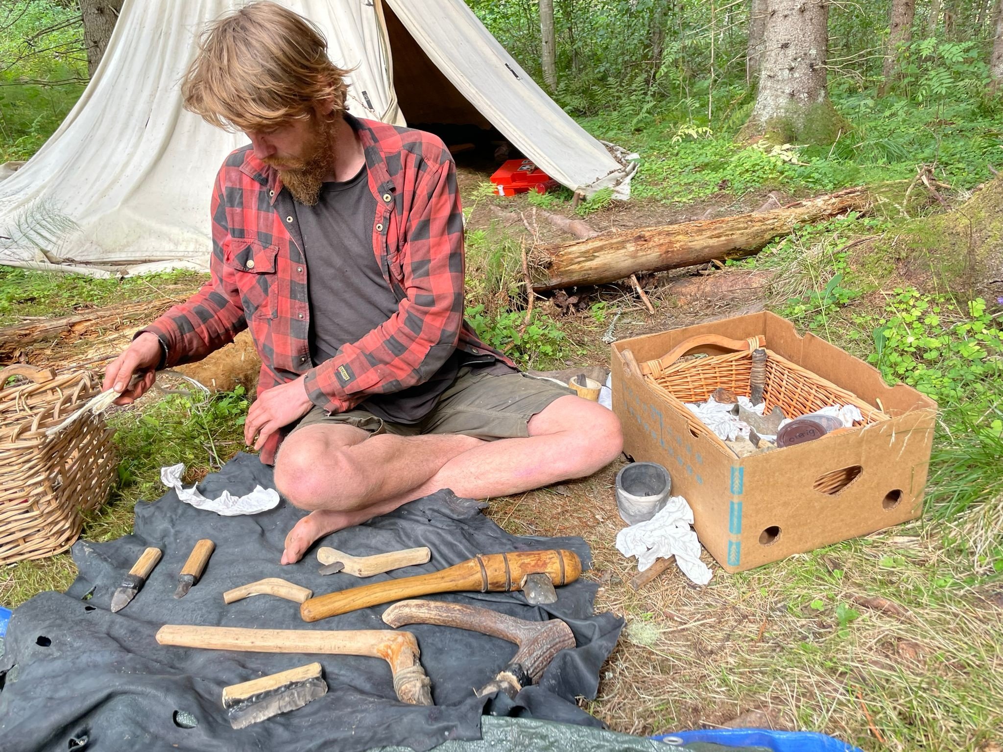Bushcraft Advanced weekcursus Zweden 1 tot en met 7 september 2025