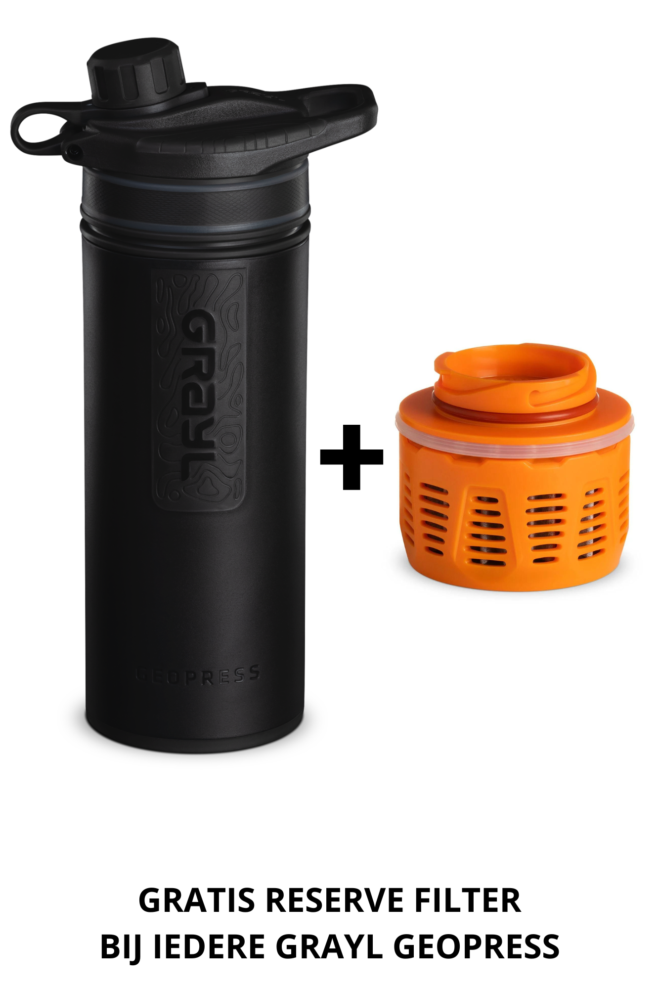 Grayl GRAYL Geopress Outdoor Waterfilter Diverse Kleuren + reservefilter