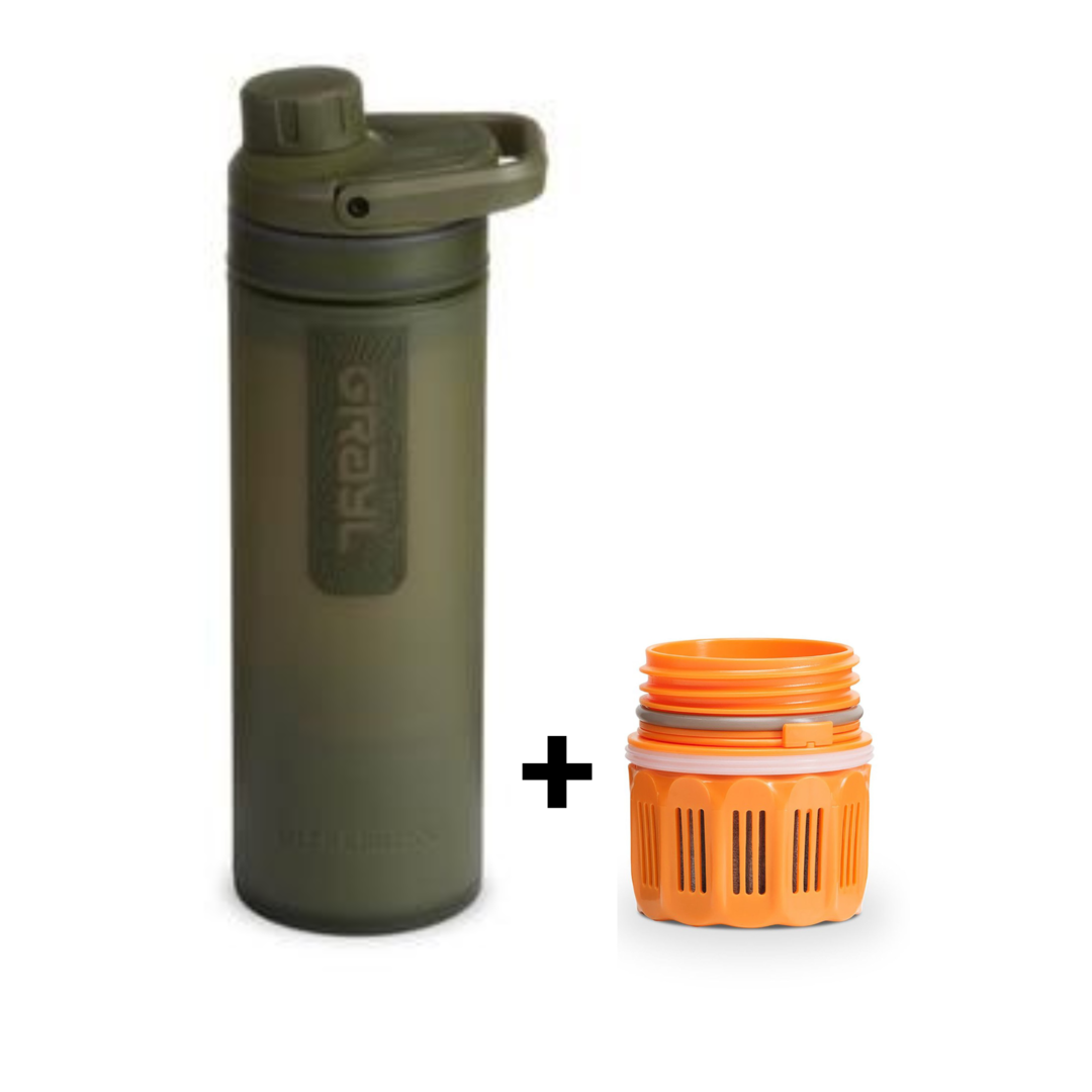 GRAYL Ultrapress Waterfilter Purifier + Reservefilter