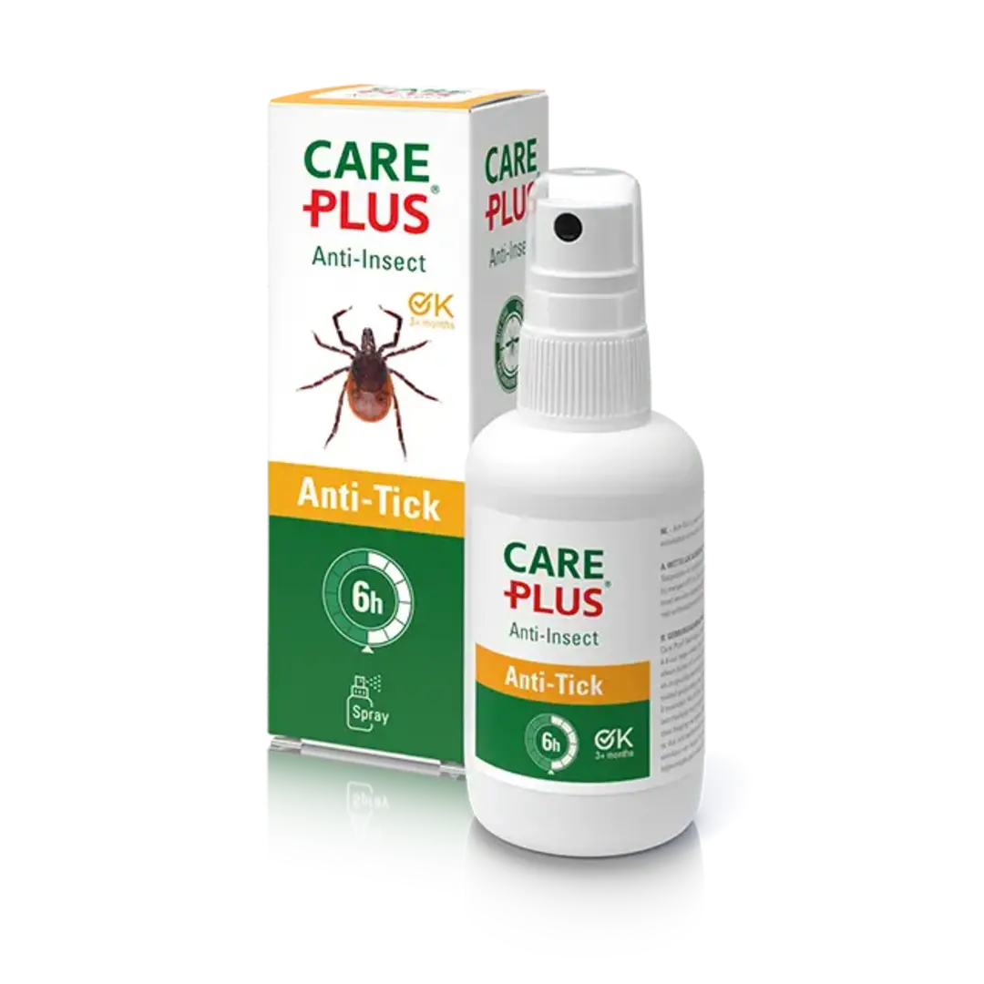 Care Plus Anti-Tick Spray 60 ml – Tekenwerend middel met 30% Citriodiol, veilig voor kinderen vanaf 3 maanden