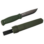 Mora Garberg Black Carbon Bushcraftmes met Kunststof Schede Groen