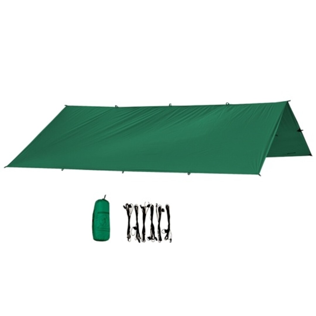 Bushmen Ultralight Tarp 3x3 Deep Green