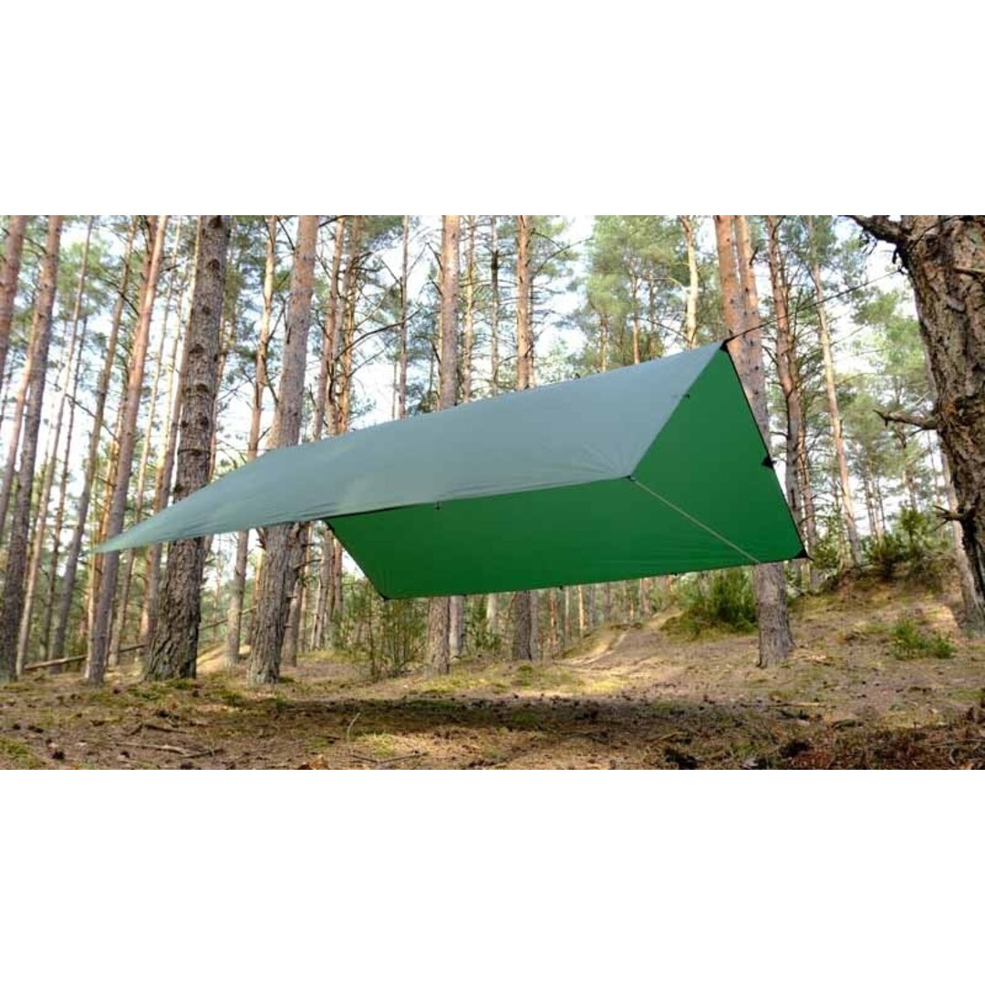 Bushmen Ultralight Tarp 3x3 Deep Green