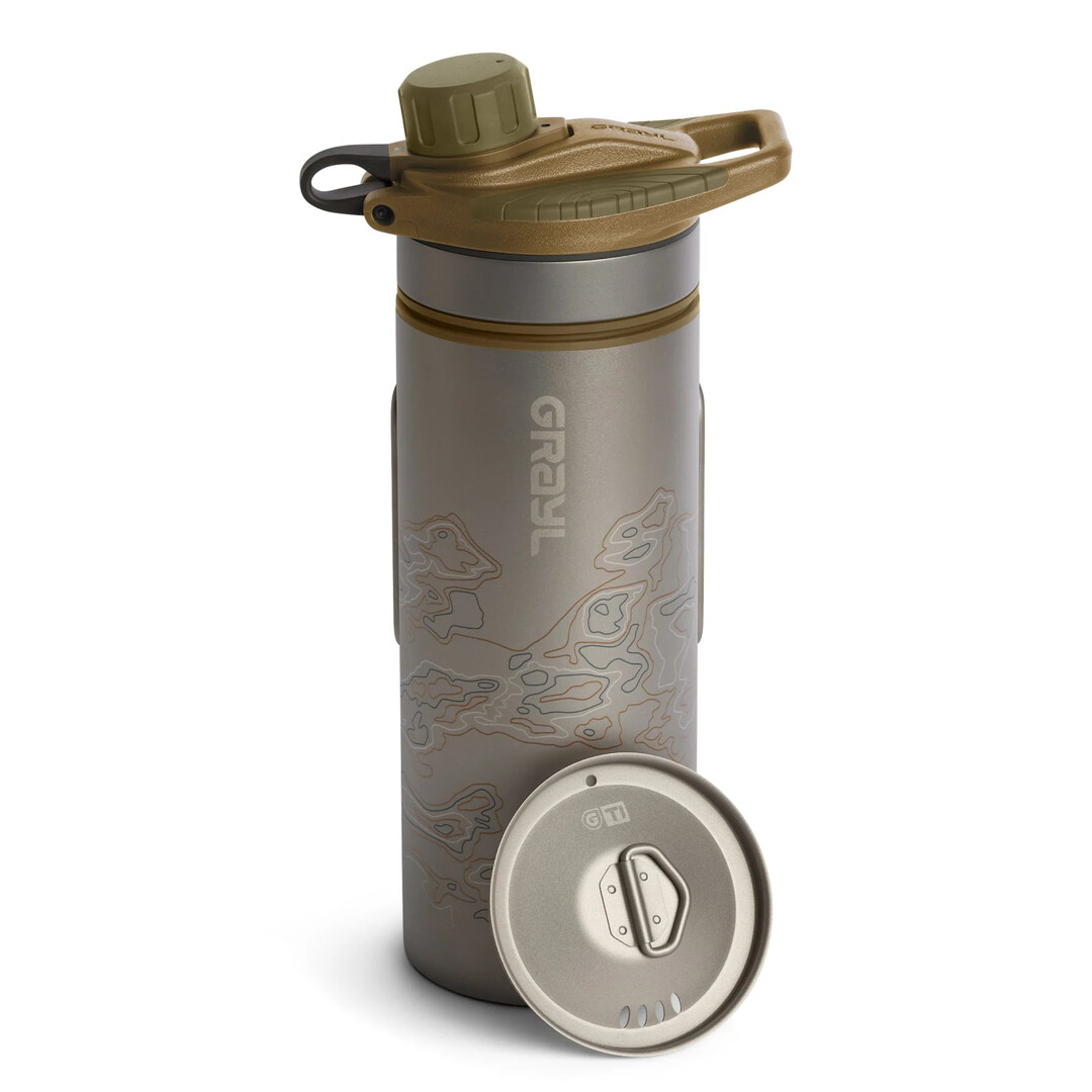Grayl GeoPress Purifier 710 ml Titanium flasche