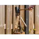 NO-AXE Holzspalter Blankstahl mit Hammer – Sicher & effizient Holz spalten