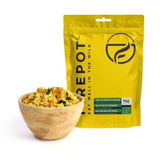 Firepot Firepot Dahl en Rijst met Spinazie XL