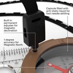 Silva 5-6400/360 – Professional baseplate compass with declination & clinometer