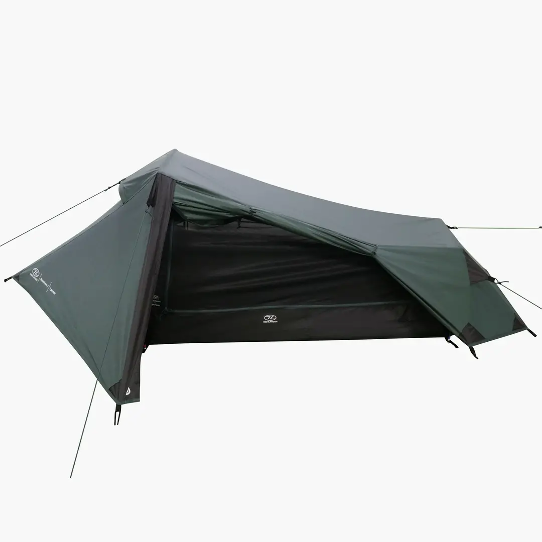 Highlander Blackthorn 1 GEN2 tent Groen – Compact & lichtgewicht