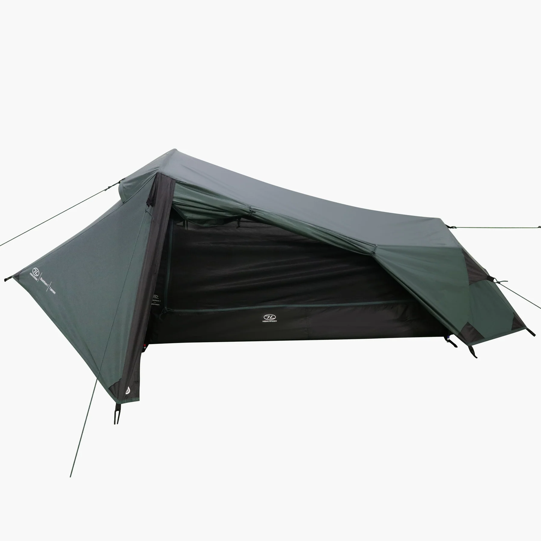 Highlander Highlander Blackthorn 1 GEN2 tent Groen - Compact & lichtgewicht