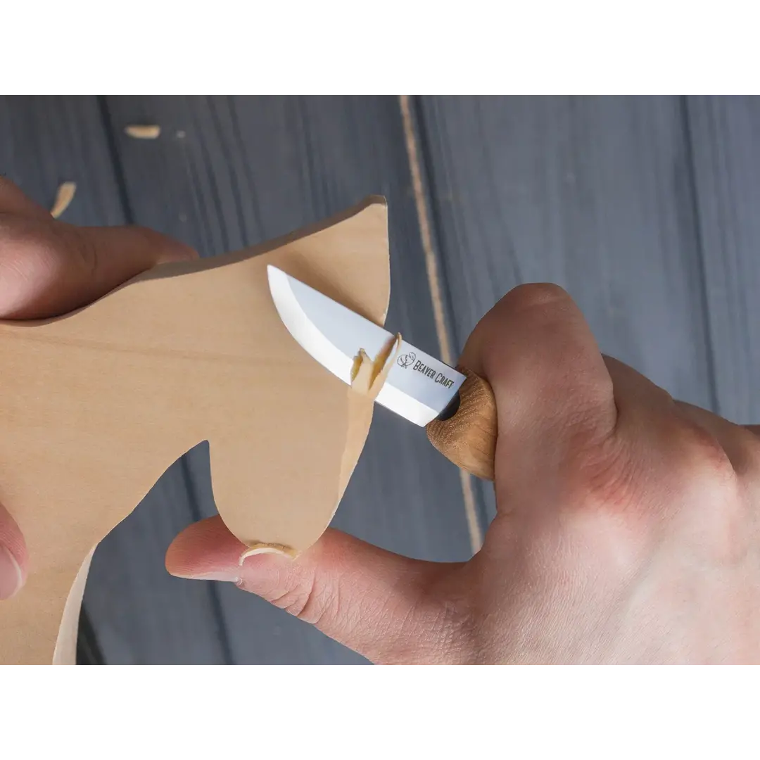 BeaverCraft C1m Kleine Whittling Mes – Precisie houtsnijmes
