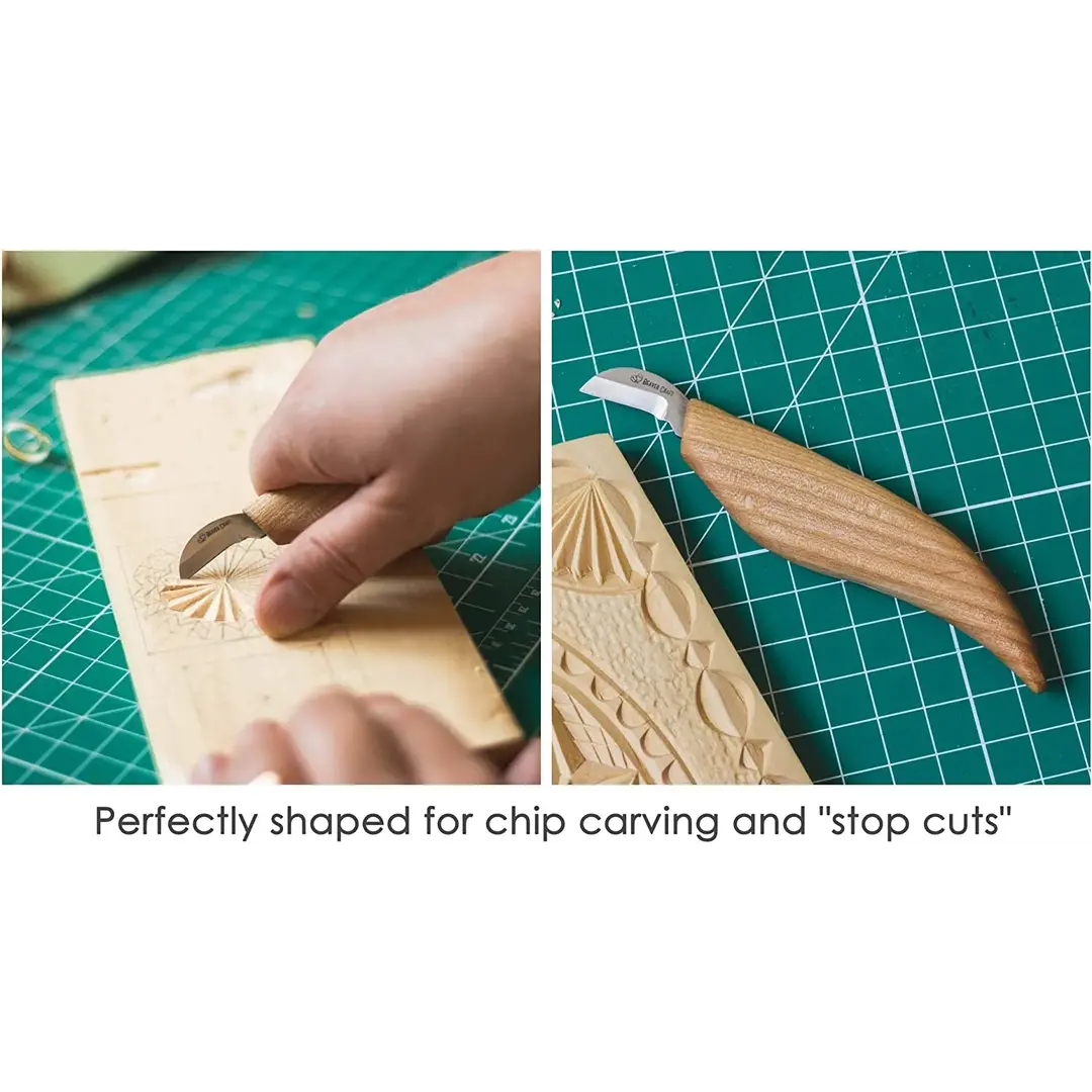 BeaverCraft C6 Chip Carving Mes – Precisie voor houtsnijwerk